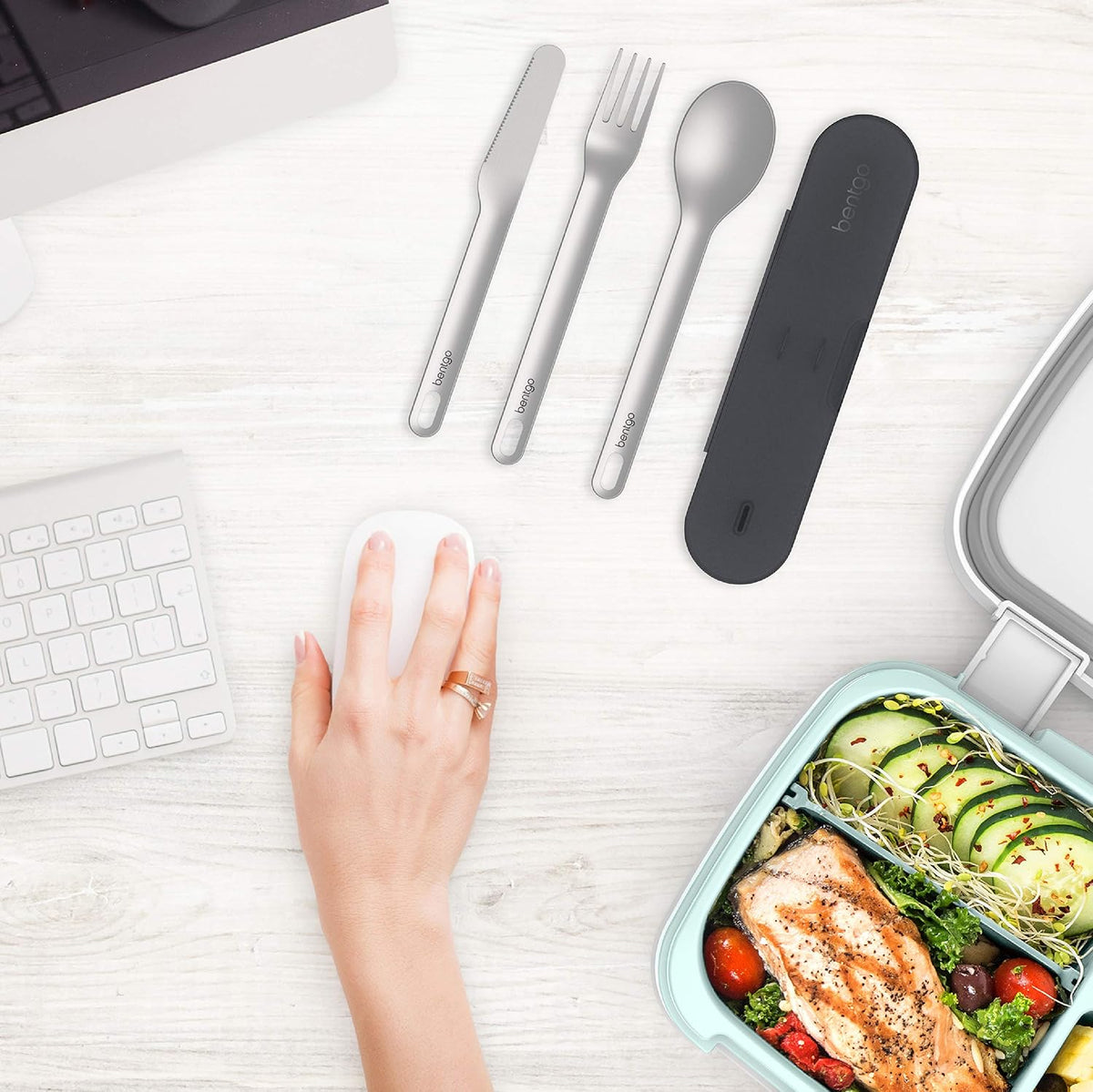 Bentgo Stainless Steel Reusable Travel Utensil Set
