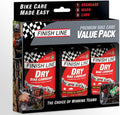 Finish Line Dry Bike Chain Lube – Ceramic Dry-Film Lubricant – Dirt & Dust Resistant