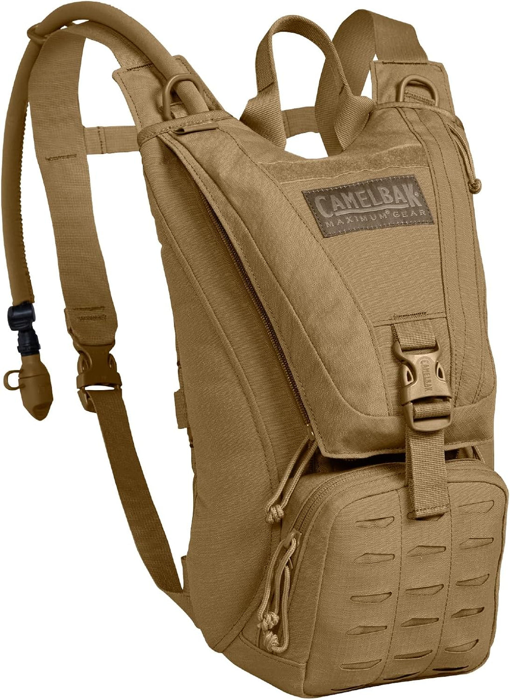 CamelBak Ambush Tactical Hydration Backpack, Low‑Profile MOLLE Design with 100oz Mil‑Spec Crux Reservoir