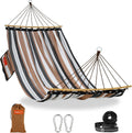Lazy Daze Camping Hammock, Double Outdoor Hammock with Curved Spreader Bar
