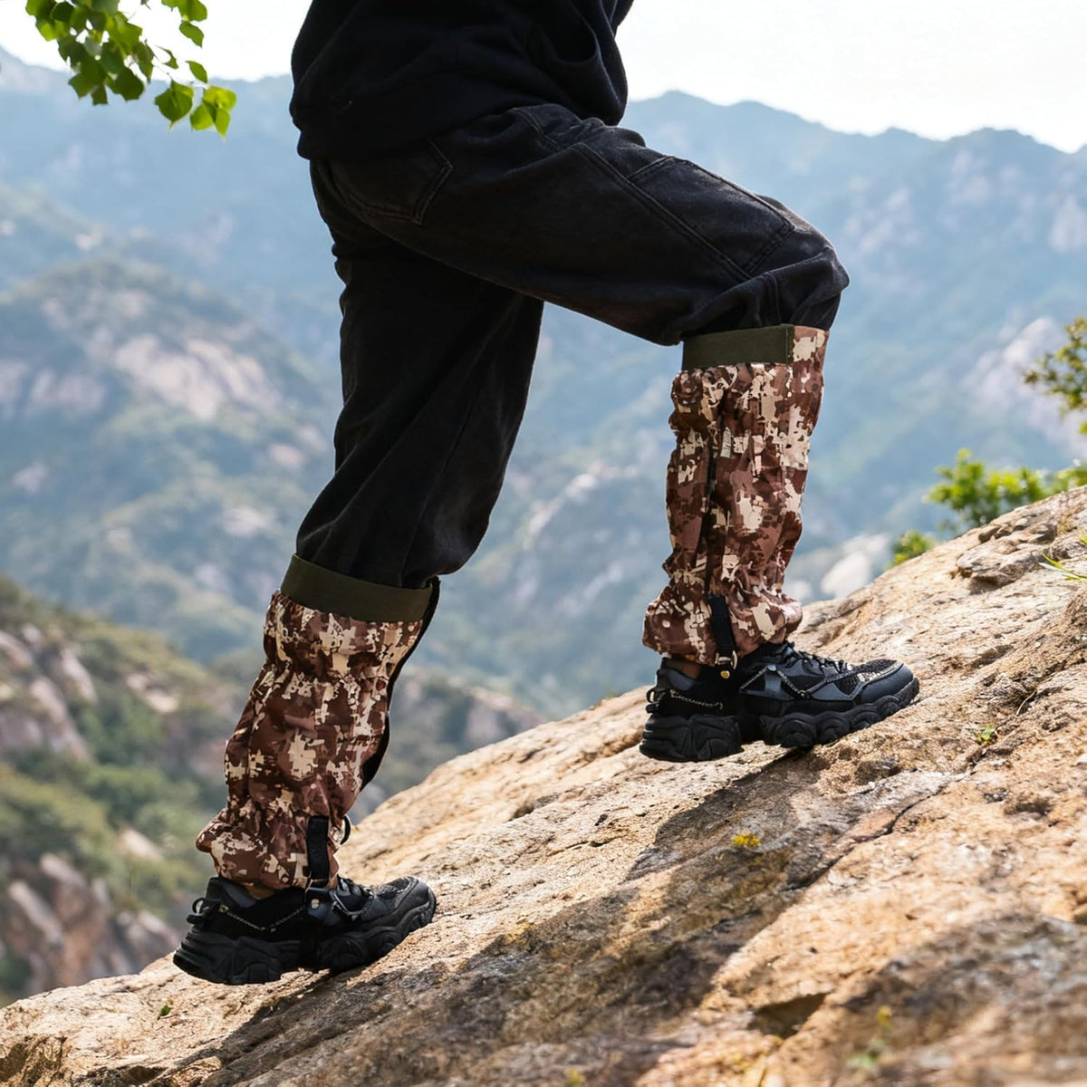 Snake Gaiters for Hiking & Outdoor Work – Waterproof, Adjustable Leg Guards with 500D Oxford & 3-Layer Nylon, Durable Outdoor Leg Protection for Men & Women
