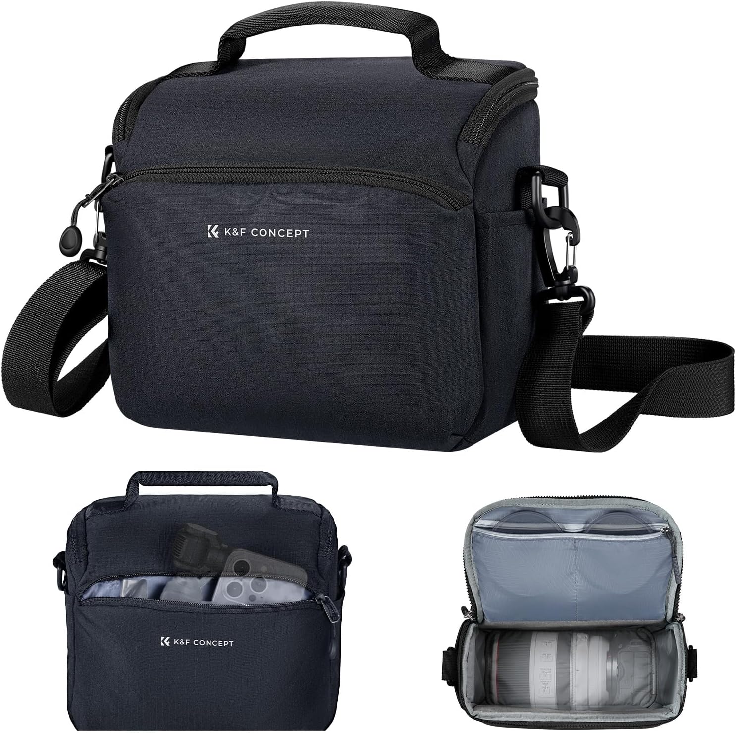 K&F CONCEPT Camera Sling Bag Small Crossbody Case