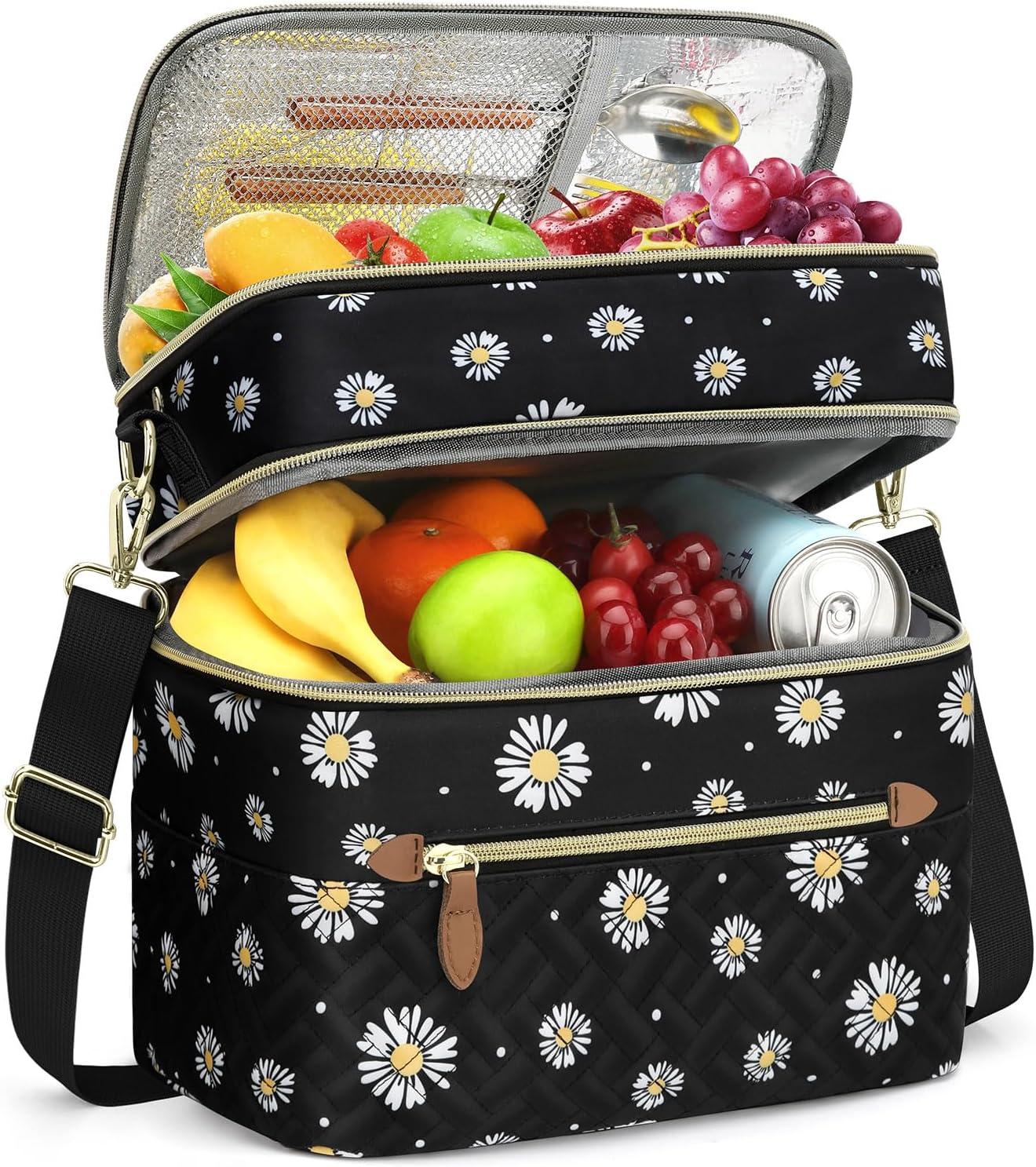 Capolo Lunch Bag for Women Men Insulated Lunch Tote Leakproof Lunchbox Bags