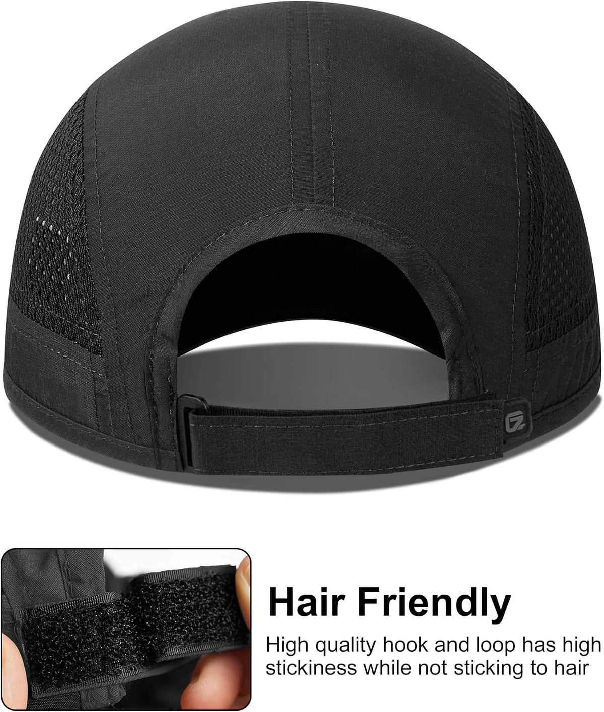 GADIEMKENSD Mens Folding Outdoor Hat Long Brim UPF 50+ Sun Protection
