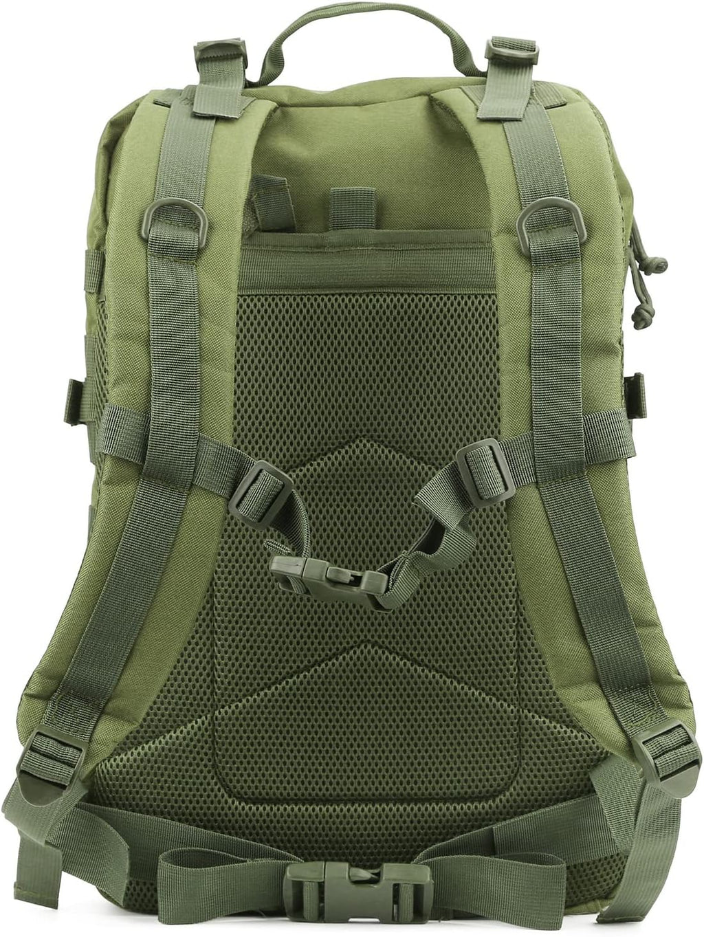 REEBOW GEAR Military Tactical Backpack for Men Large Army 3 Day Assault Pack Molle Hiking Daypack Bag (Green)