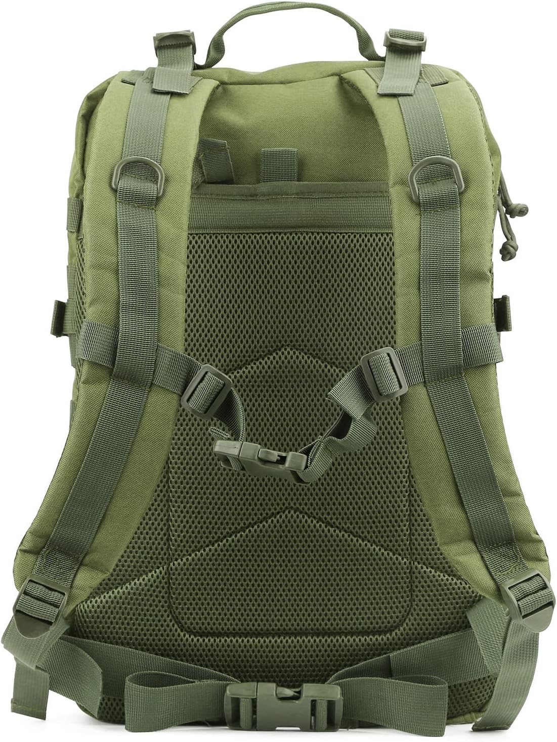 REEBOW GEAR Military Tactical Backpack for Men Large Army 3 Day Assault Pack Molle Hiking Daypack Bag (Green)