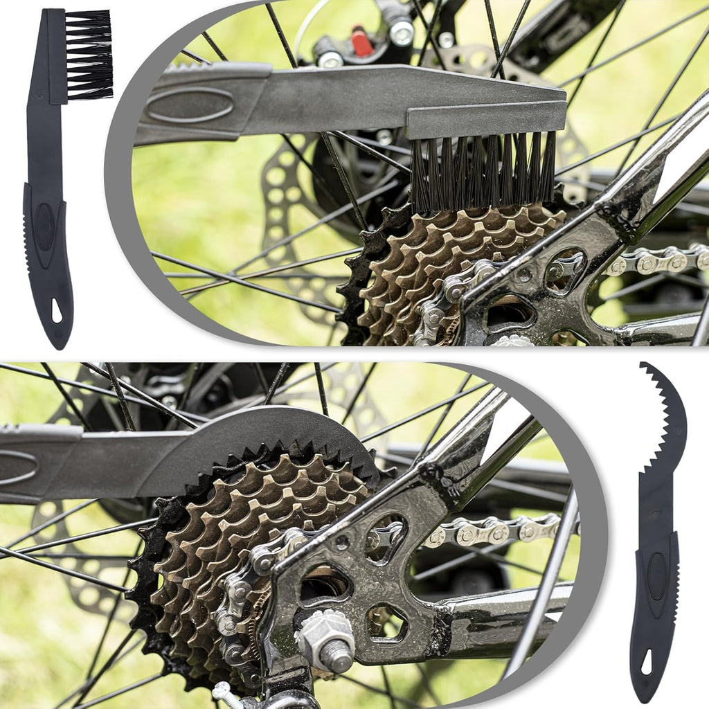 focopot Bike Chain Cleaner Kit with Bike Chain Degreaser,Scrubber,Lube