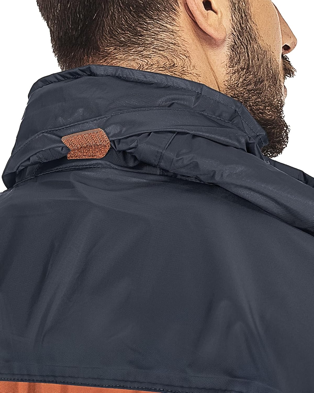 33,000ft Men's Packable Rain Jacket Lightweight Waterproof Golf Raincoat