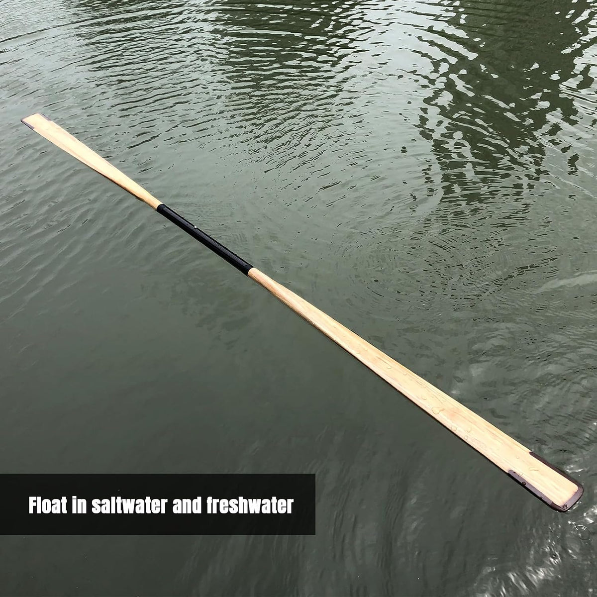 Wood Greenland Paddle, Traditional Wooden Kayak Paddle