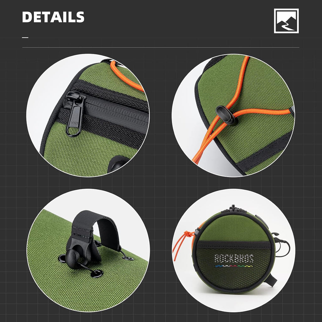 ROCKBROS ROAD TO SKY Bike Handlebar Bag 2L Knob Mount Lightweight