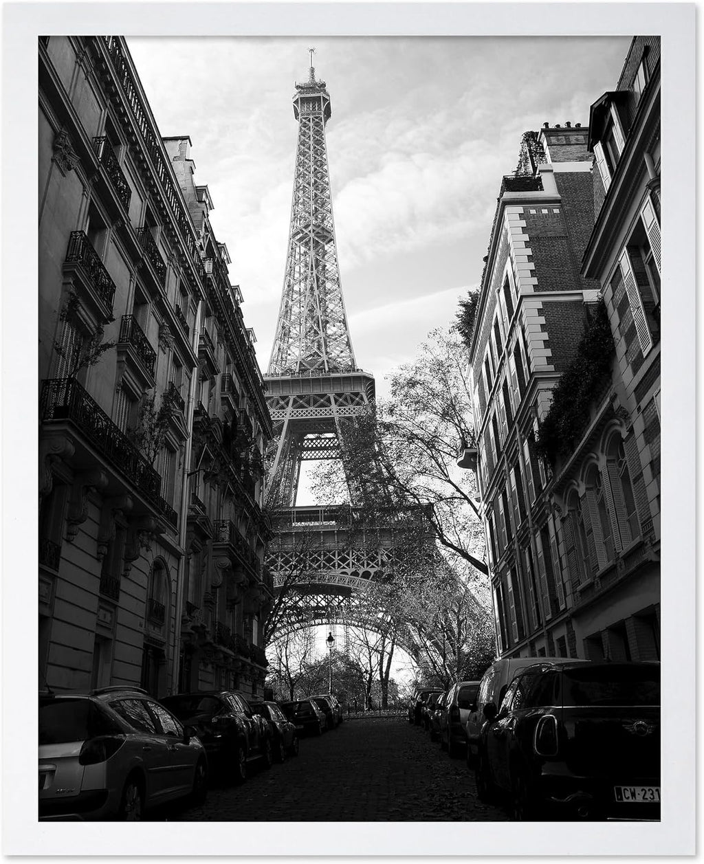 Monem Art Manhattan Print - New York City Poster - Black & White Photography Art - New York Skyline Art - NYC Wall Design - Living Room or Bedroom Wall Decor - 8x10 UNFRAMED Wall Art