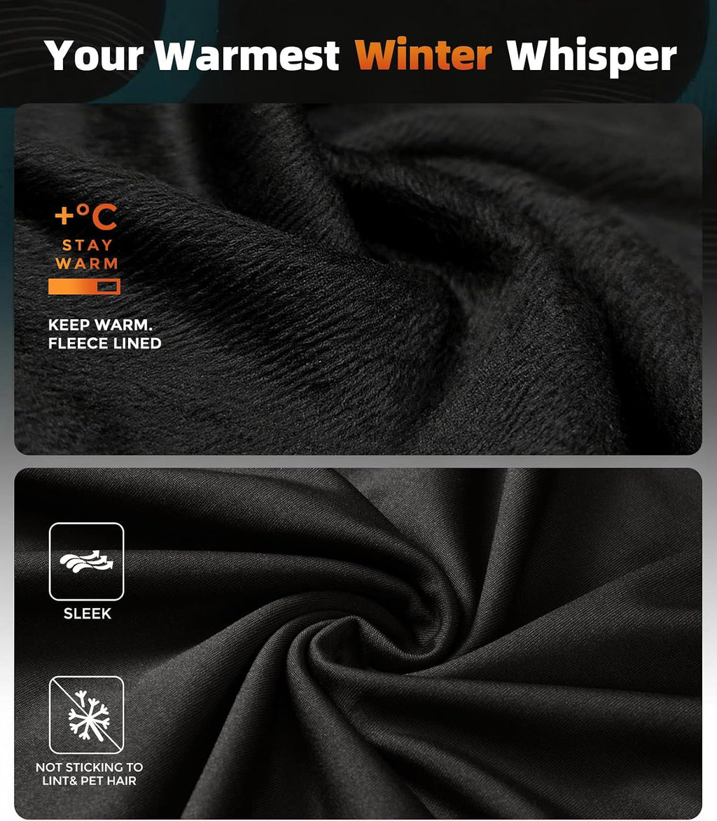 Mens Thermal Underwear Long Johns Set Cold Weather Hunting Base Layer