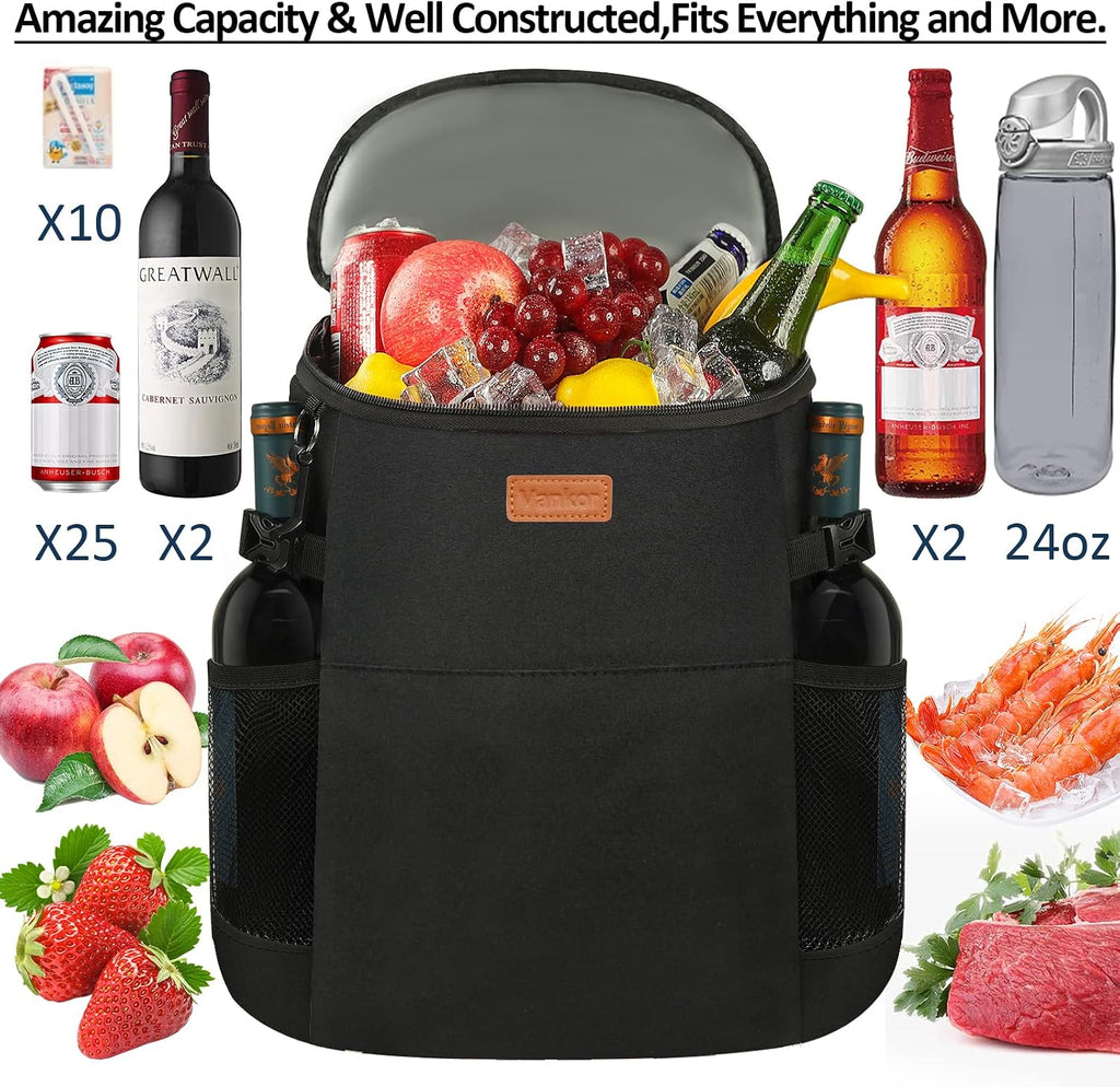 Vankor Camping Cooler Backpack Insulated Waterproof