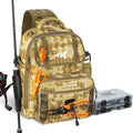 KastKing BaitSpace Fishing Sling Bag, Fishing Backpack with Rod Holder