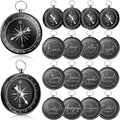Relaxweex Christian Gifts Bulk, Engraved Bible Verses Compass