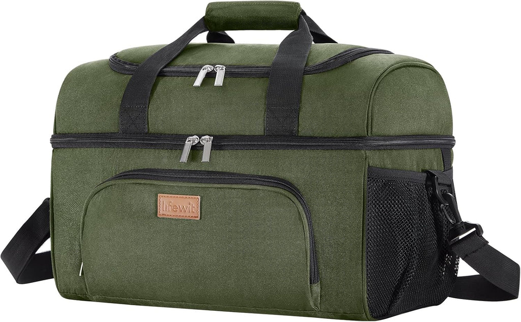 Lifewit Insulated Cooler Bag, Large Leakproof Beach Cooler, Lightweight Portable Double Layer Soft-Sided Travel Ice Chest for Camping, Kayaking, Road Trips, Grocery Shopping