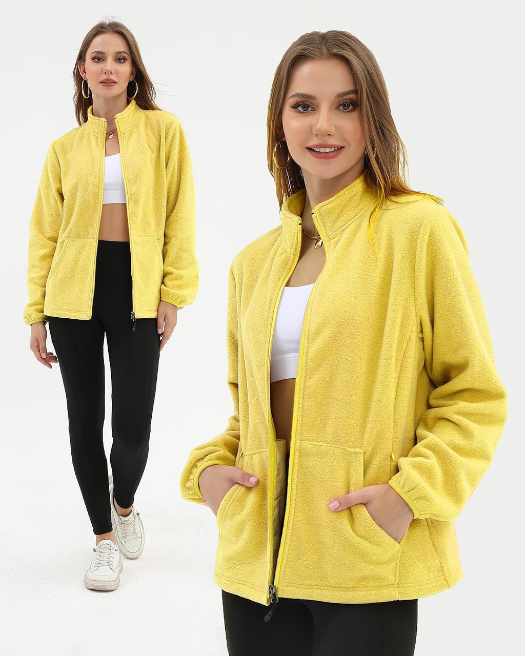 Argstar Women's Fleece Jacket 6 Pockets (XS-2XL)