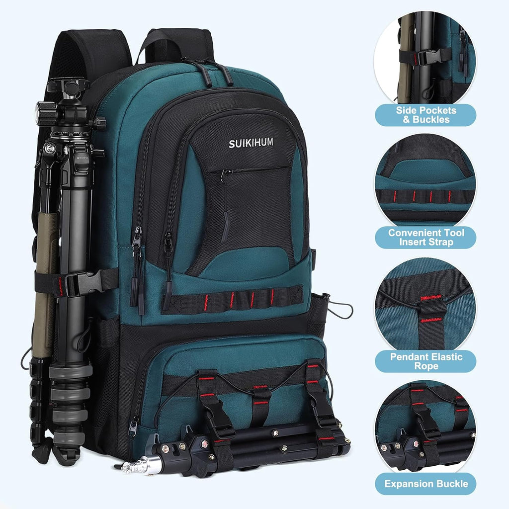 Hiking Daypack Camping Expandable Travel Backpack Men Women 40L