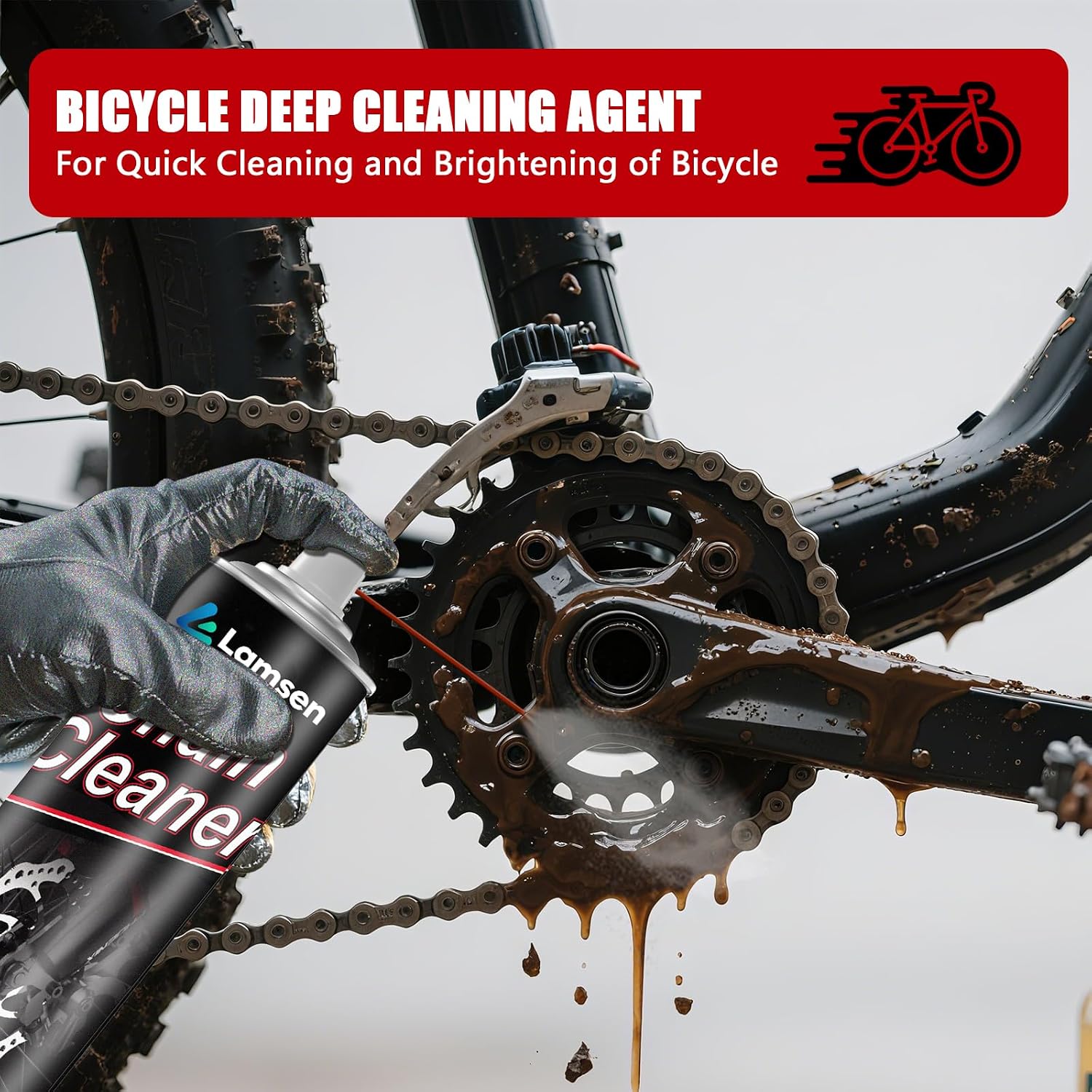 Chain Cleaner Kit Professional Bike Chain Cleaner Motorcycle Cleaner