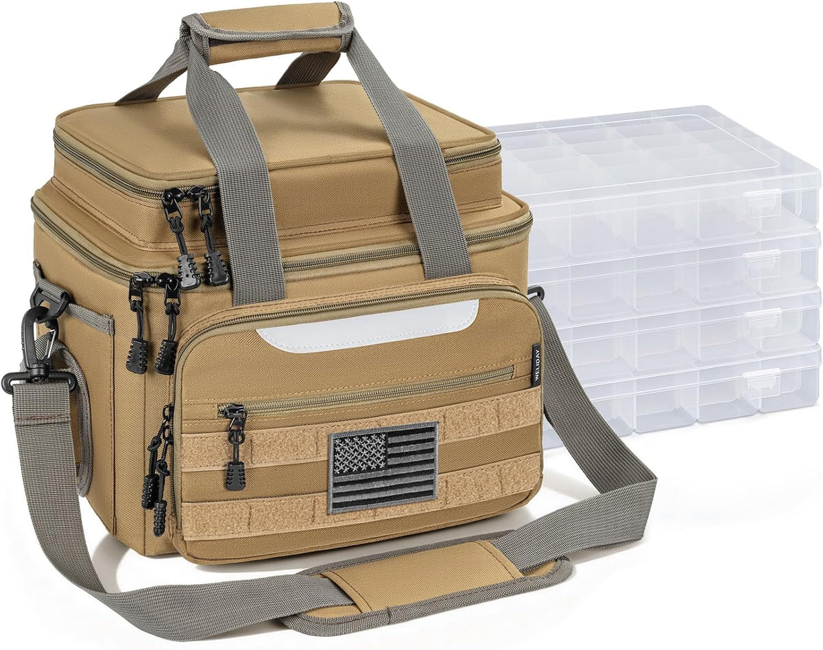 Fishing Tackle Bag Empty, Fits 3400-3600 & 4007 Lure Boxes