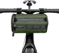 ALMSTHRE Signature Bar Bag – Hunter Green | Hard-Shell Bike Handlebar Bag with Waterproof Zippers & Adjustable Straps | Lightweight Bicycle Handlebar Bag, Compatible with Road, Gravel & MTB Bikes