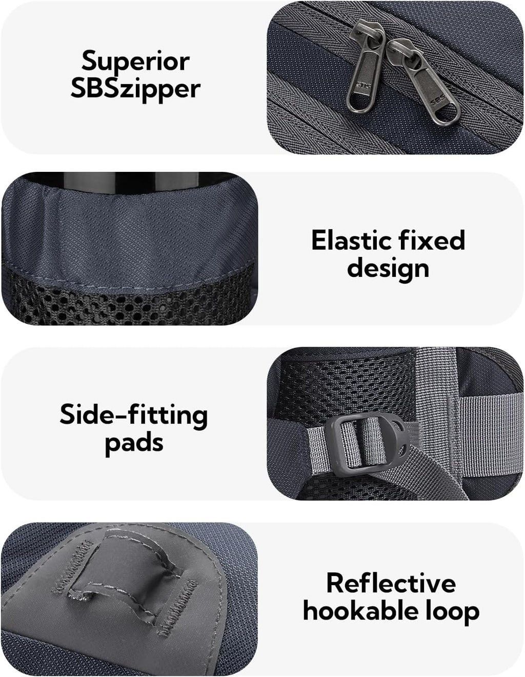 WATERFLY Fanny Pack Waist Bag: Fannie Pack 2 Water Bottle Holders Lumbar Belt Hiking Walking Running Jogging Camping Large Woman Man (Bottle Not Included)