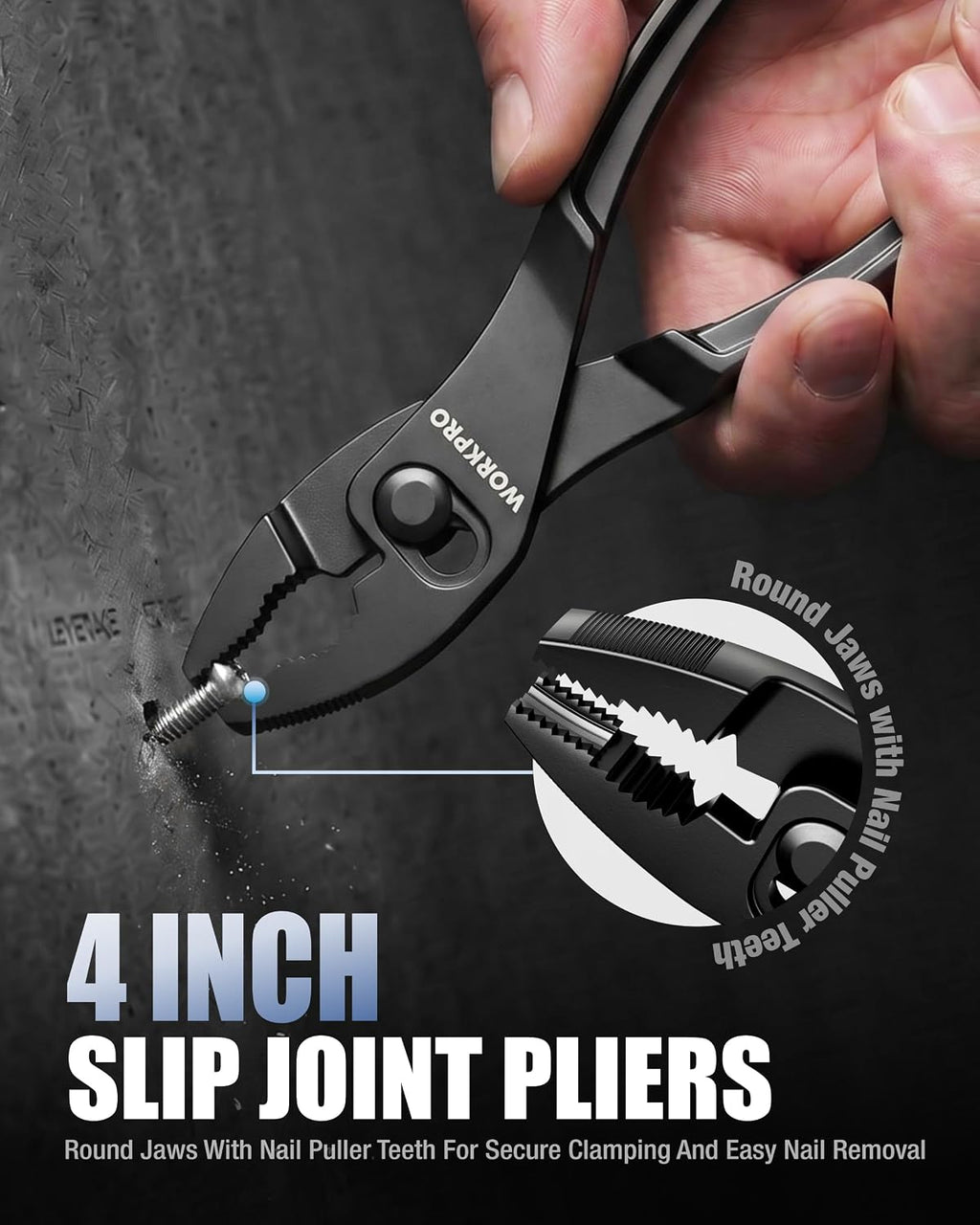 WORKPRO 3-Piece Mini Pliers Set with Pouch, Pocket Pliers, EDC Tool Gift