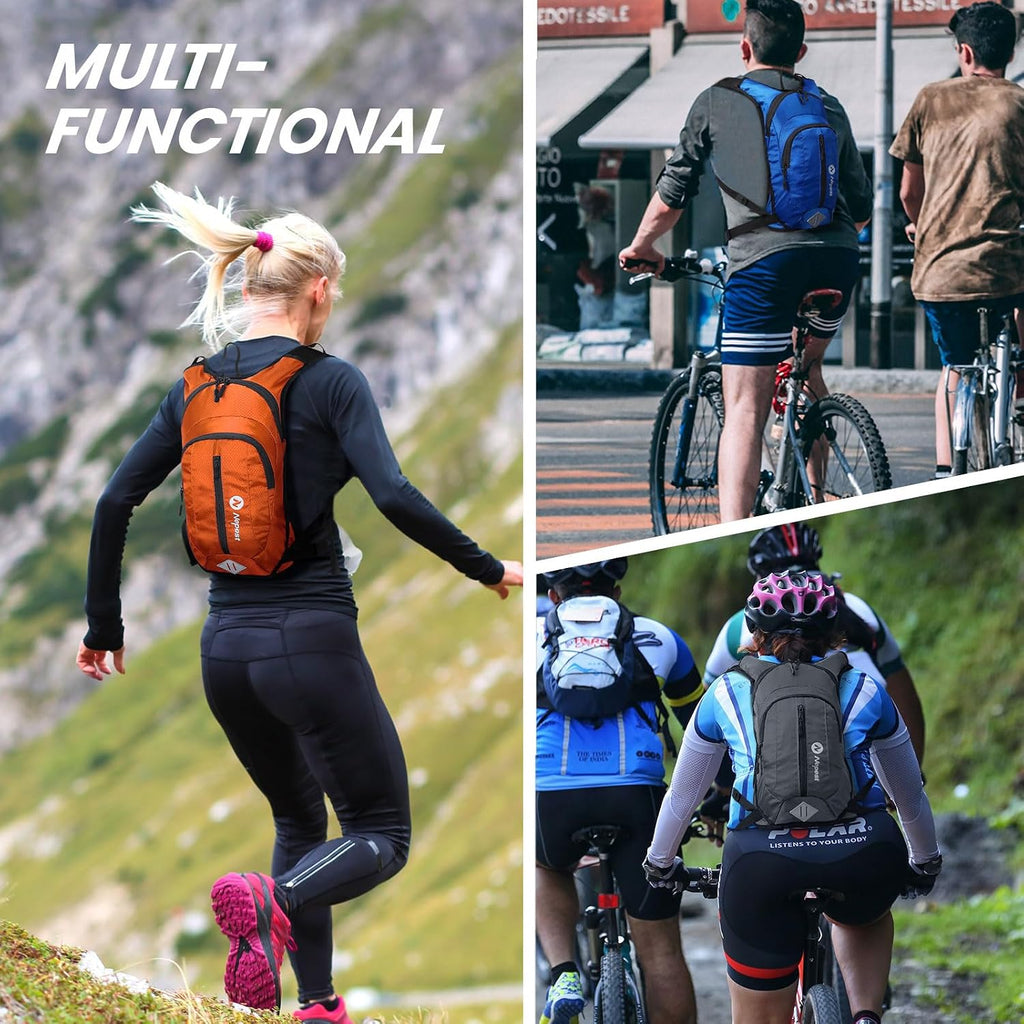 Nepest Hydration Pack Backpack with 2L Water Bladder Reflective Lightweight