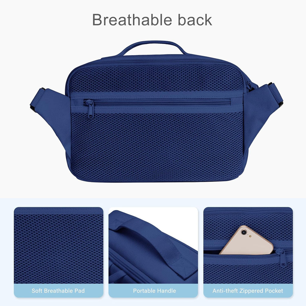 MOSISO Camera Shoulder Bag Camera Case Crossbody Sling Purse, Navy Blue
