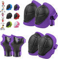 WayEee 6PCS Kids Protective Gear Set Knee Pads Elbow Pads Wrist Guards/3-14