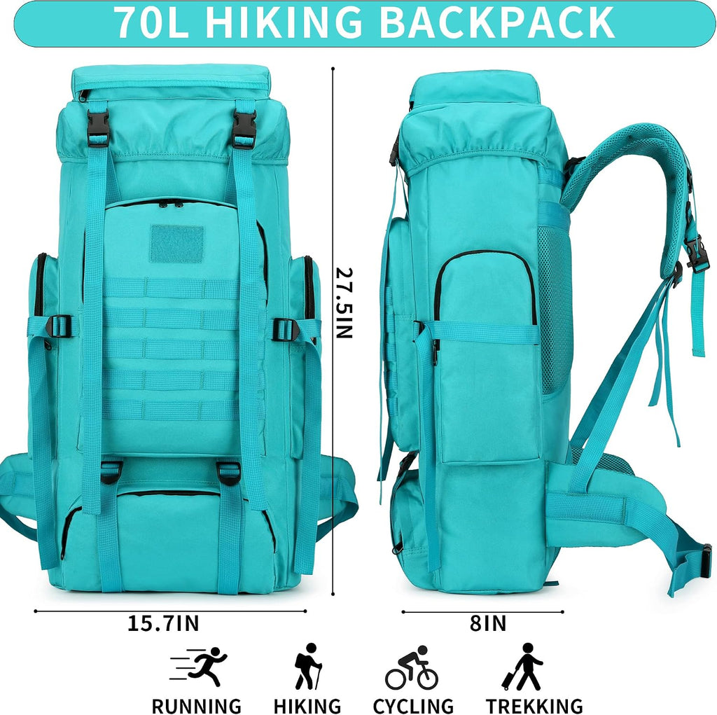 Hiking Backpack for Men 70L/100L Camping Backpack Military Rucksack Molle 3 Days Assault Pack for Climbing