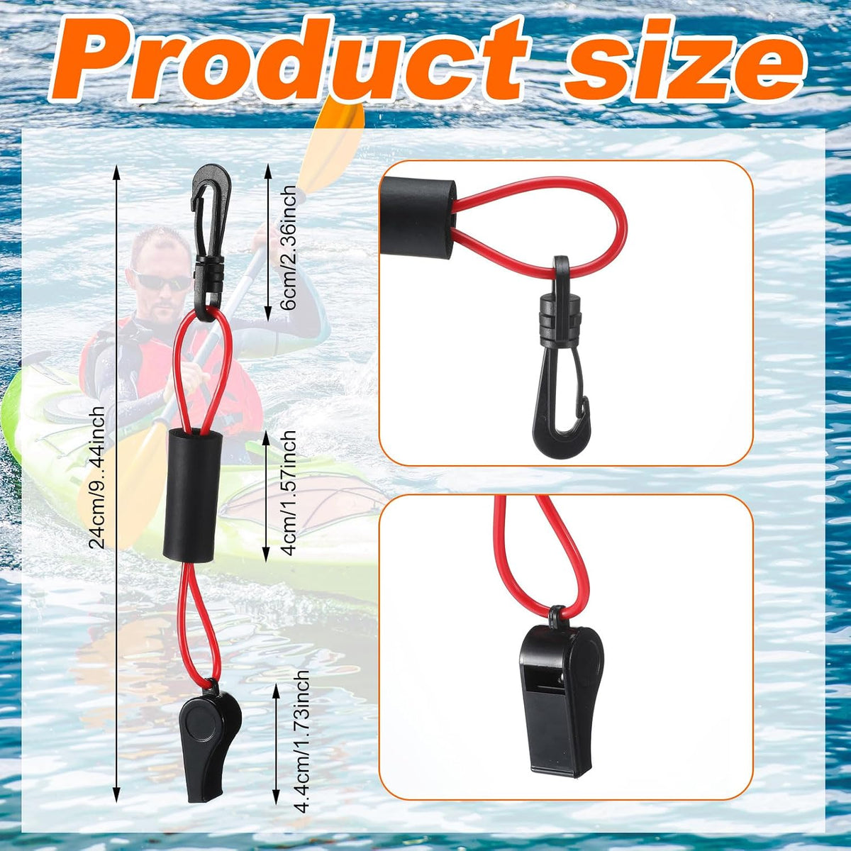 Seenelling Marine Whistle Lanyard Float