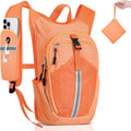 10L Small Hiking Backpack - Lightweight Foldable Backpack, Orange