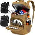25L Tactical Cooler Backpack for Men, 40 Cans Double Deck Soft Cooler Bag