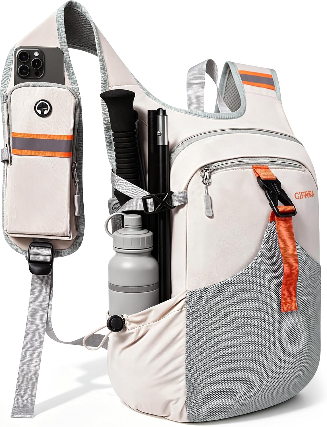 15L Small Hiking Backpack, Lightweight Foldable Daypack for Women