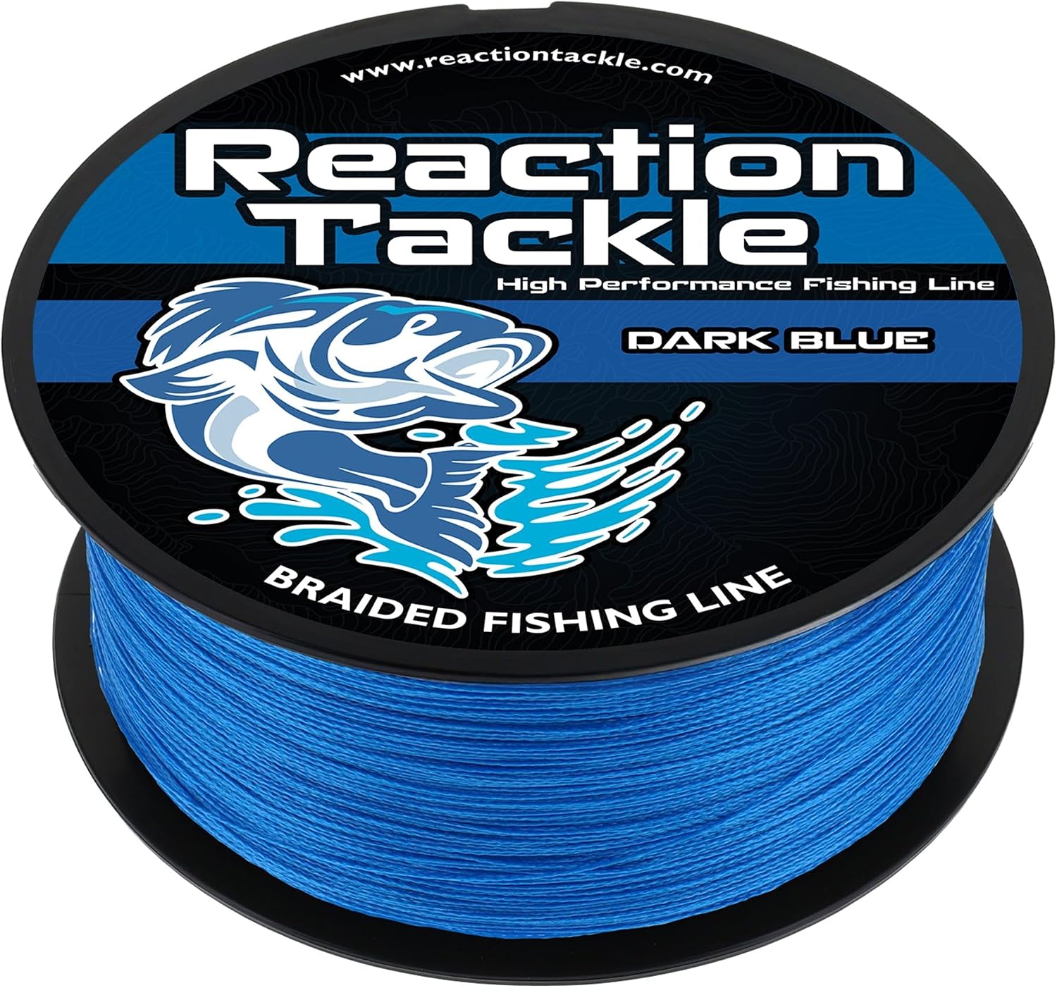 Reaction Tackle Braided Fishing Line - Pro Grade Power Performance for Saltwater or Freshwater Fish - Colored Fishing Line Braid for Extra Visibility