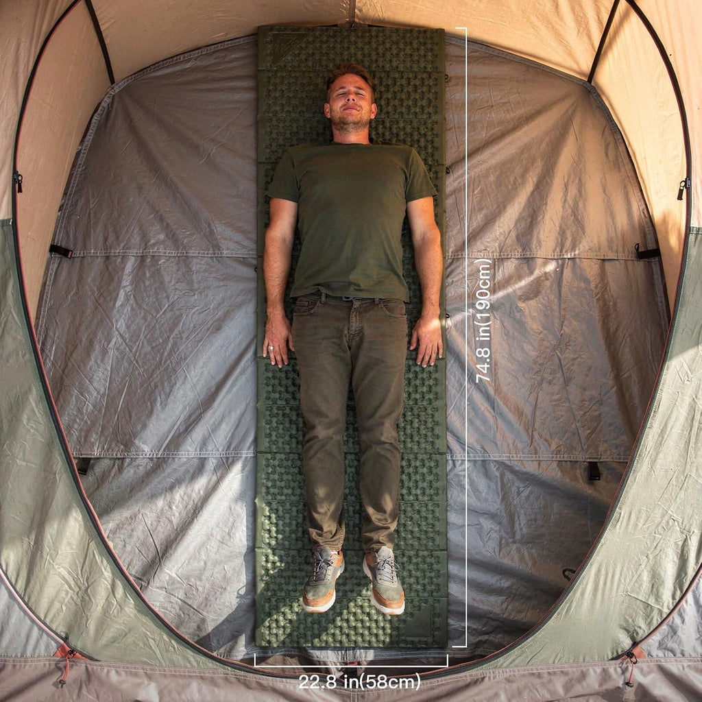 Night Cat Foam Sleeping Pad: Backpacking Sleeping Pad Closed Cell Foam Mat Foldable Ultralight Waterproof for Adults Camping Hiking