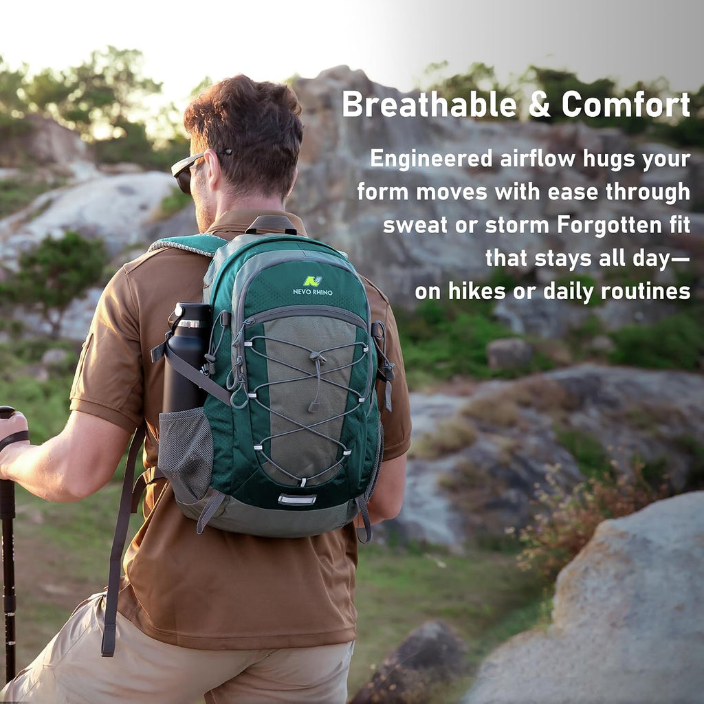 N NEVO RHINO Hiking Backpack,20L Waterproof Hiking Outdoor Daypack
