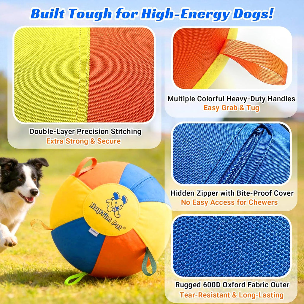 Hap Tim Upgraded Heavy Duty 22" Herding Ball for Dogs Thickened Bladder
