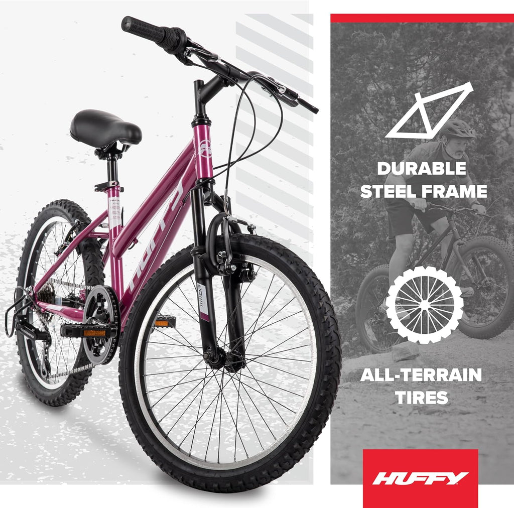 Huffy Stone Mountain Bike 20"/24"/26" for Men/Women/Girls/Boys