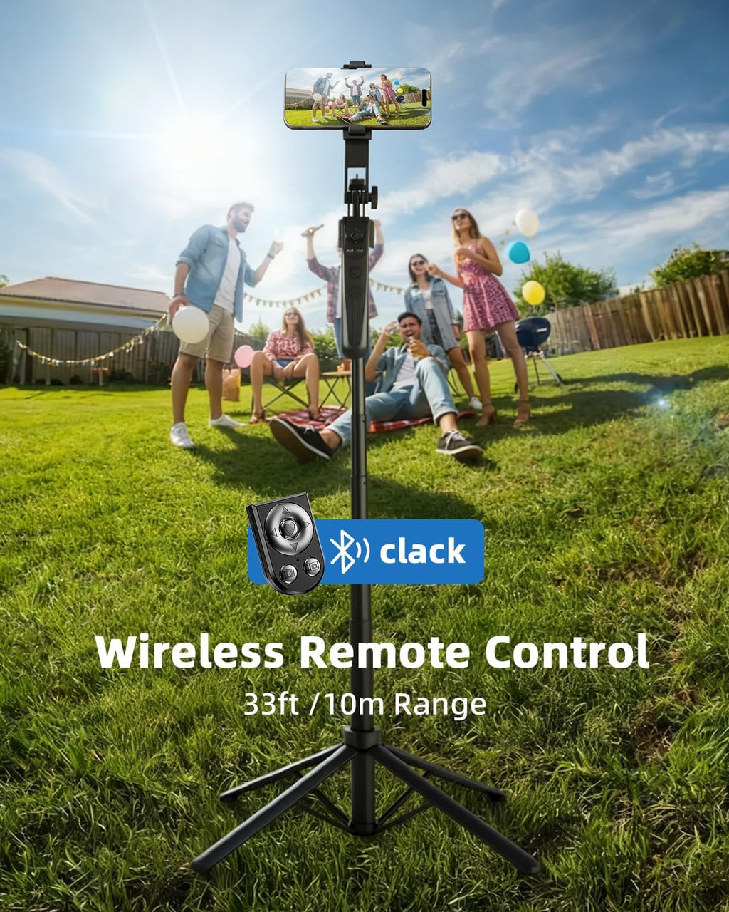 Auto Face Tracking Selfie Stick Tripod for iPhone with Light 360° Rotation that Follows Your Movement 70.9" Camera Tripod Stand with Remote for Content Creator Vlog Live Stream Video Recording