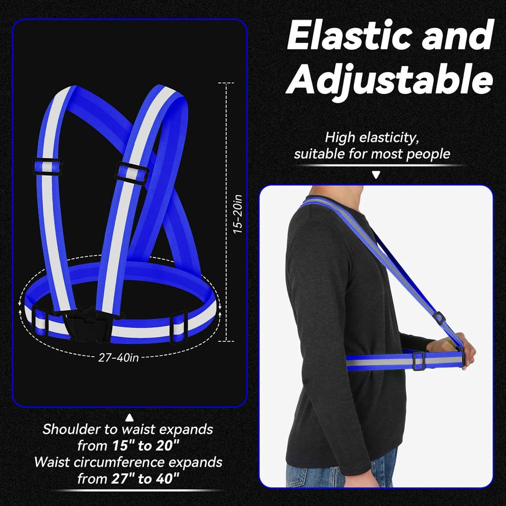 3PCS Reflective Vest Running Gear