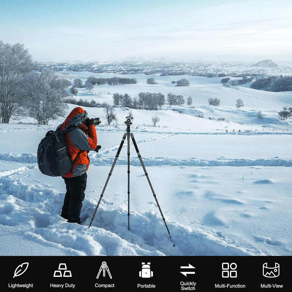 80/85 inches Heavy Duty Tripod for Camera Phone, 85" Camera Tripod Monopod