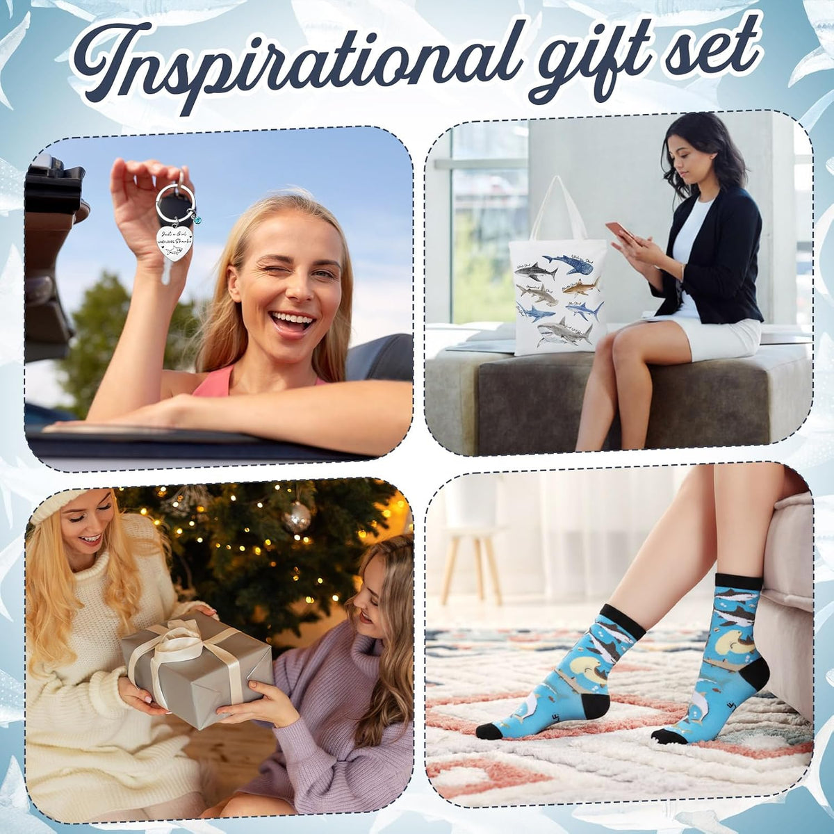 Gilprop 6 Pcs Ocean Fish Gifts for Ocean Lovers: Just Girl Who Loves Fish
