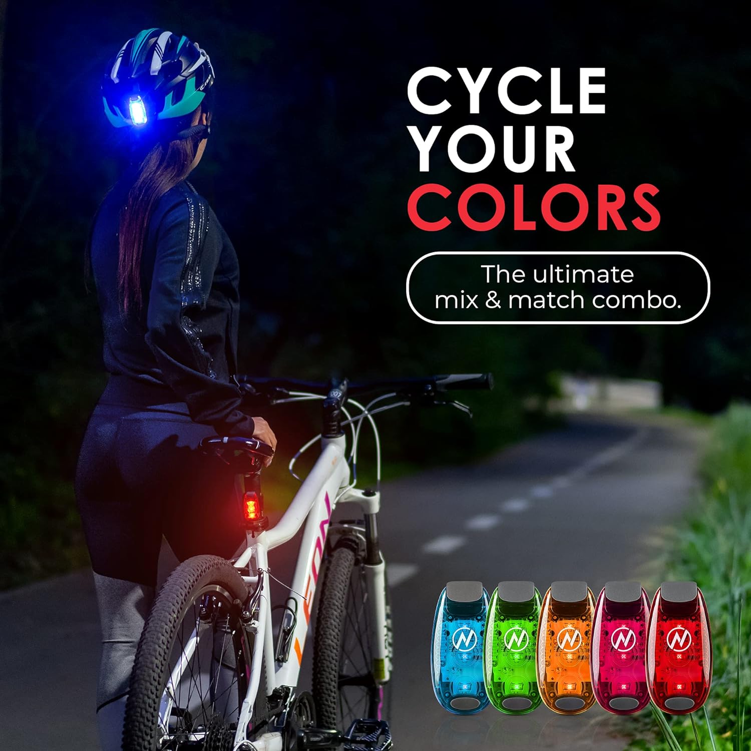 LED Safety Light (2 Pack) with Bonus Items – Clip On Strobe/Running Lights for Runners, Dogs, Bikes, Walking and More