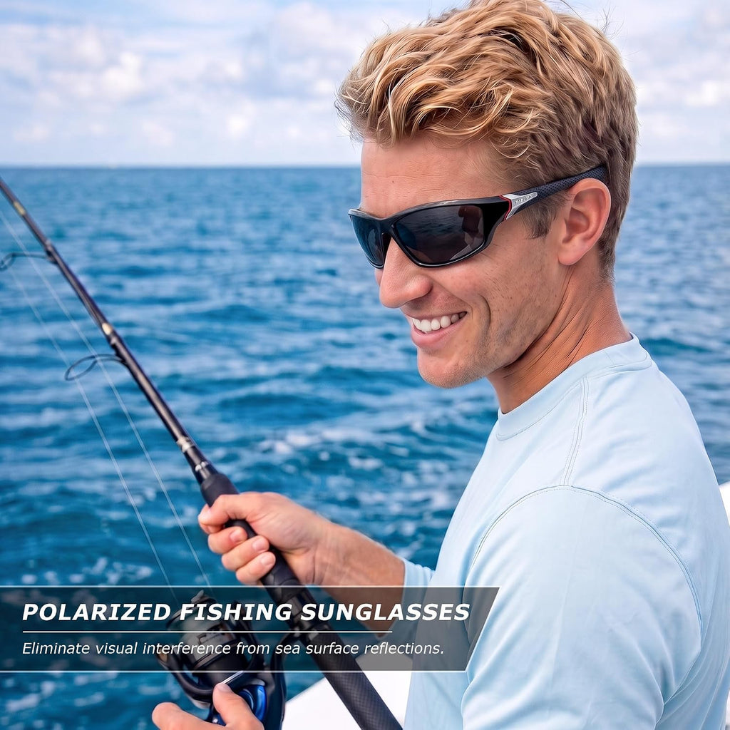 FAGUMA Sports Polarized Sunglasses For Men UV400 Protection