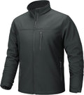 TACVASEN Mens Lightweight Softshell Jacket Fleece Waterproof Windbreaker