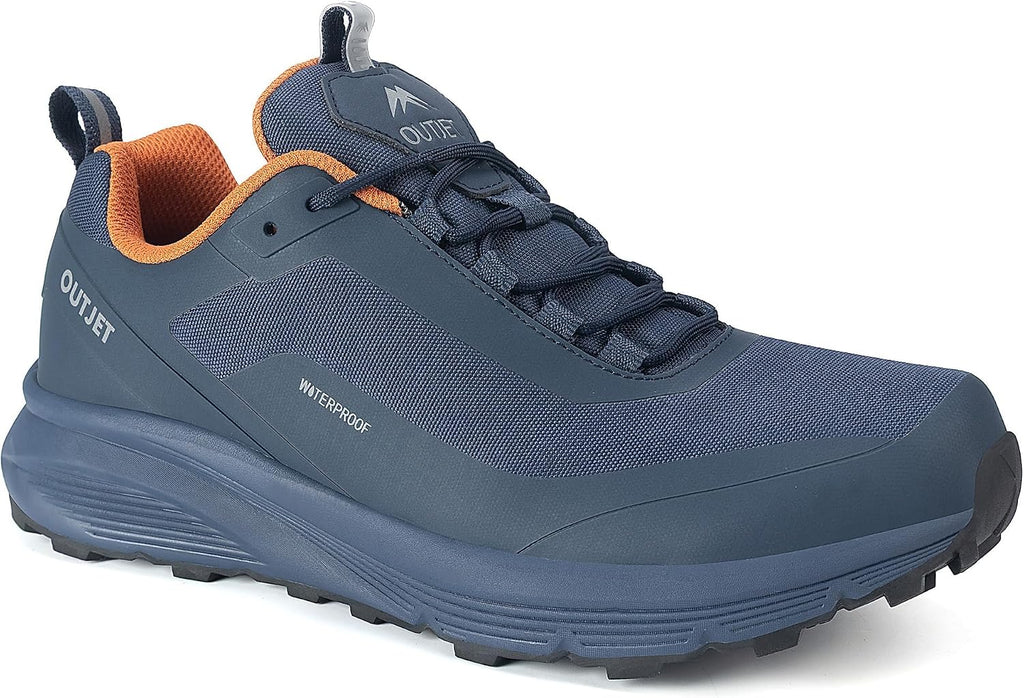 Men's Waterproof Hiking Shoes Lightweight Breathable Anti Slip Outdoor Shoes