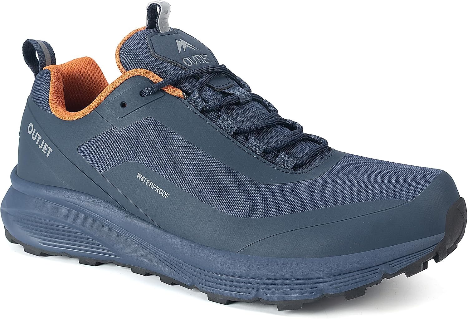 Men's Waterproof Hiking Shoes Lightweight Breathable Anti Slip Outdoor Shoes