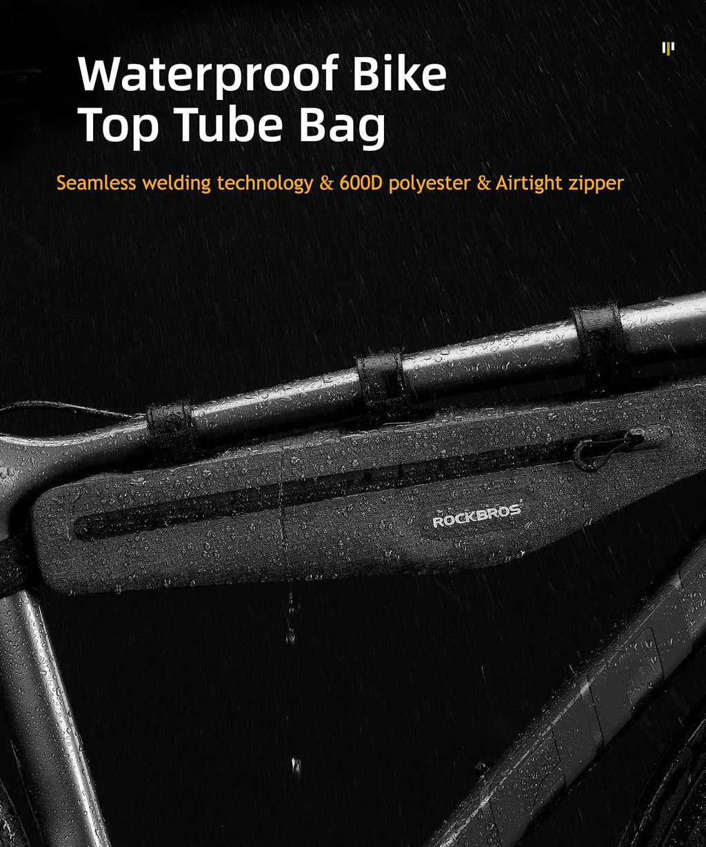 ROCKBROS Bike Triangle Frame Bag Waterproof 1.5L Bikepacking Bag